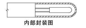 WZ/PH铂热电阻温度传感器内部封装图